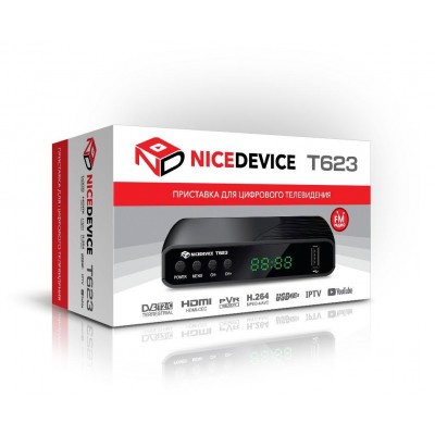 Ресивер DVB-T2 NICEDEVICE T623