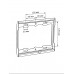 Кронштейн для ТВ METALDESIGN MD-3022 фиксированный, до 42", до 25кг, 75х75, 100x100, 200x100, 200x200