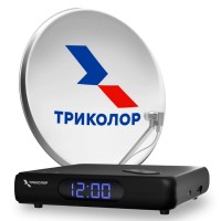 Полный комплект спутникового оборудования для просмотра ТВ от Триколора